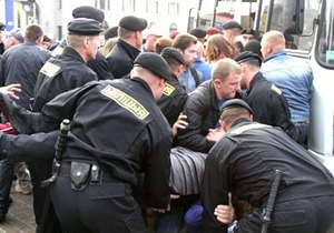 ОМОН разогнал акцию оппозиции в Минске