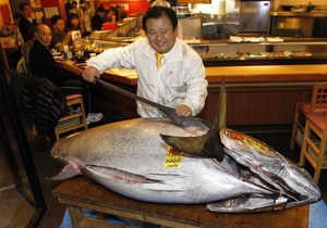 На аукционе в Токио голубой тунец был продан за $1,75 млн