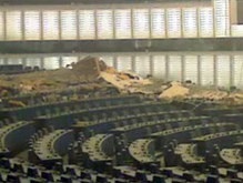 В Европарламенте обвалился потолок