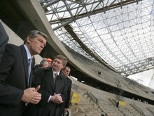 Ющенко едет открывать новый стадион в Днепропетровске