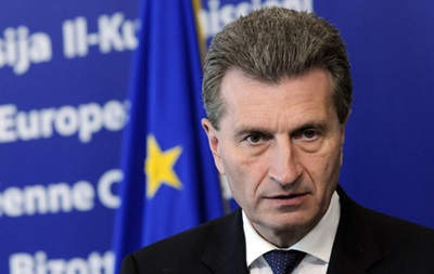 Єврокомісар пропонує головам Нафтогазу і Газпрому провести зустріч 14 червня