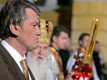 Ющенко поздравил украинцев с Рождеством Христовым
