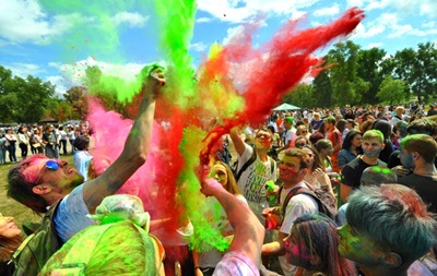 В Киеве пройдет фестиваль красок Холи