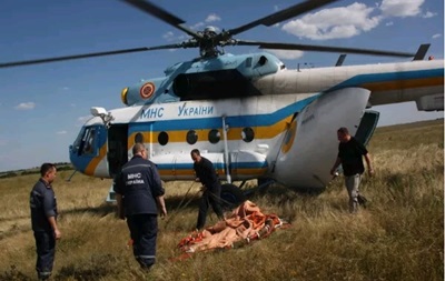У Харківській області впав вертоліт, що використовується для потреб АТО