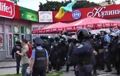 Харківська міліція розігнала мітинг активістів Майдану - відео