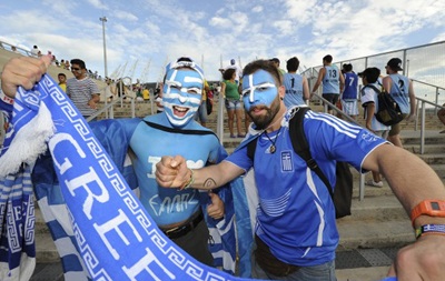 Фотогалерея. Щасливі греки і смішні японці: Найкращі кадри фанатів на ЧС-2014