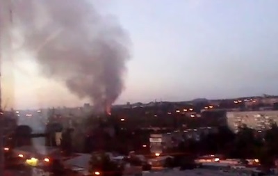 Взрывы на территории воинской части в Донецке