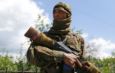  Ополченцы  из минометов обстреливают позиции сил АТО на горе Карачун - Тымчук