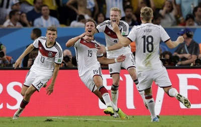 Германия выигрывает чемпионат мира по футболу 2014