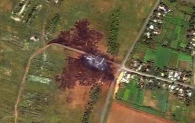 У мережі з явилися знімки із супутника місця падіння Боїнга-777 