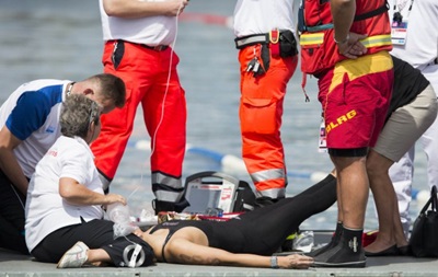 Спортсменка потеряла сознание во время заплыва на чемпионате Европы