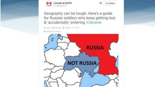 Битва у Twitter: Канада та Росія сперечаються через карту України