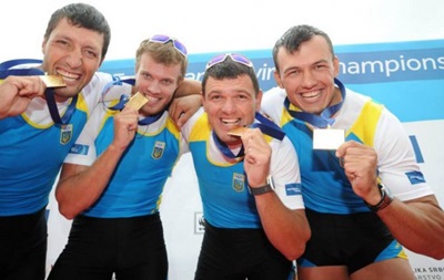 Украинцы с мировым рекордом выиграли на ЧМ по академической гребле