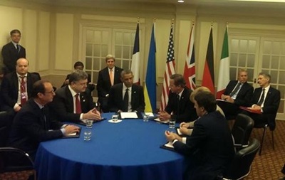 На саммите НАТО Порошенко встретился с лидерами стран Большой пятерки