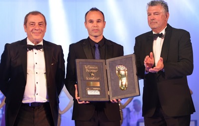 Андрес Іньєста став володарем премії Golden Foot 