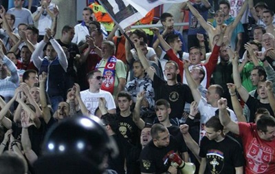 Причиною зупинки матчу Сербія – Албанія став безпілотник