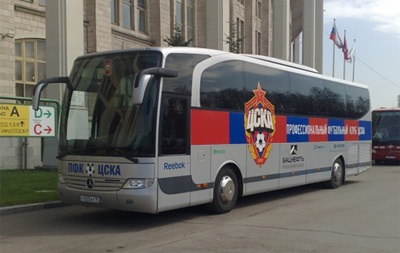 Автобус с молодежной командой московского ЦСКА попал в аварию