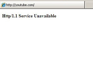 Стартовая страница YouTube перестала работать