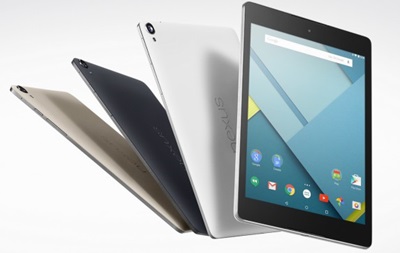 Стала известна цена нового Google Nexus 9