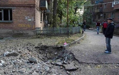 Внаслідок боїв у Донецьку пошкоджено та зруйновано низку будинків 