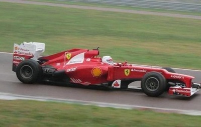 Себастьян Феттель впервые проехался за рулем болида Ferrari