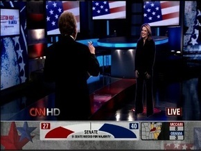 Телеканал CNN рассказывал о выборах в США с помощью 3-d голограмм