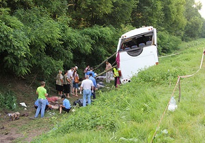 Водитель автобуса, который разбился в Черниговской области, находится в СИЗО