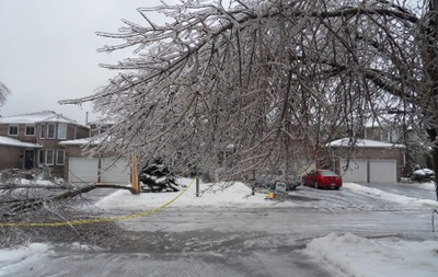 Крижаний шторм залишив без світла близько 150 тисяч будинків у Канаді