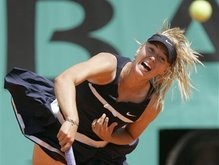 Roland Garros: Шарапова с трудом преодолевает первый раунд