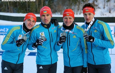 Серебряная точка: Украина завершила чемпионат Европы медалью в мужской эстафете