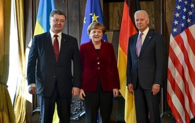 Порошенко, Меркель і Байден погодили кроки щодо переговорів про Донбас