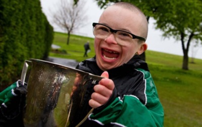 Мальчик с синдромом Дауна претендует на звание автора лучшего гола месяца в Шотландии