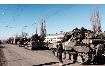 Уход военных из Дебальцево. Карта АТО за 18 февраля