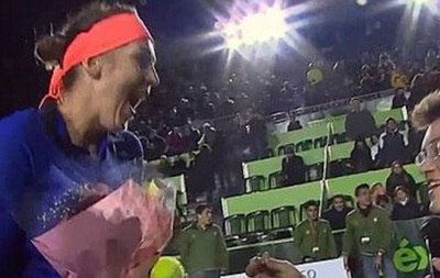 Фанат шокував російську тенісистку пропозицією прямо на корті