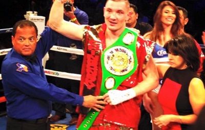 Бокс: Украинец Шабранский завоевал свой первый титул на профиринге