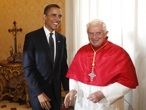 Обама встретился с Папой Римским