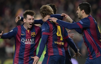 Барселона повторно обыграла МанСити на пути в четвертьфинал Лиги чемпионов