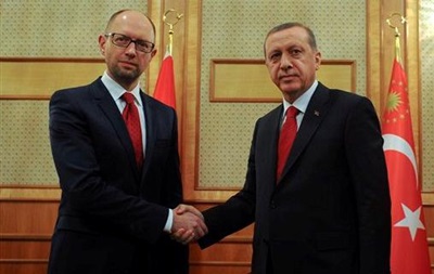 Яценюк встретился с президентом Турции Эрдоганом