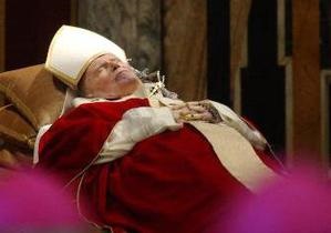 В Киев привезли мощи Иоанна Павла II