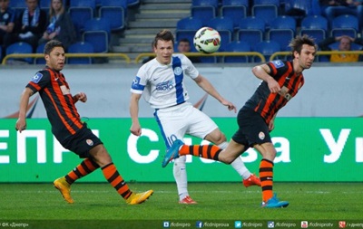 Шахтар обіграв Дніпро в першому півфіналі Кубка України