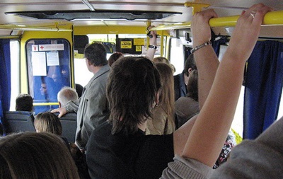 В Киеве пассажиры маршрутки устроили драку