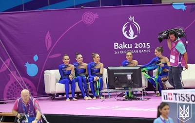 Украинские гимнастки заняли третье место на Европейских играх