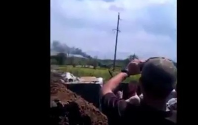 Бойцы показали видео вчерашнего боя в Широкино