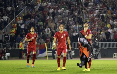 CAS присудив Сербії технічну поразку в матчі з Албанією