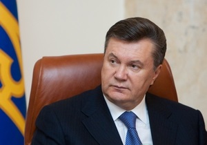 Янукович поздравил работников телевизионной сферы