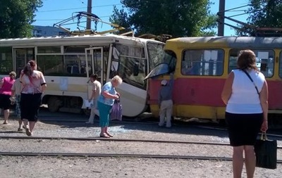 У Харкові зіштовхнулися трамваї: 15 постраждалих