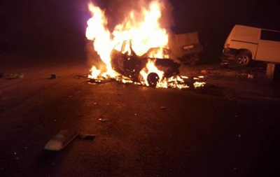 Під Одесою вибухнуло таксі: троє загиблих