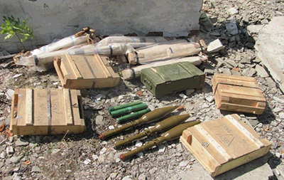 У Луганській області виявили схованку з боєприпасами