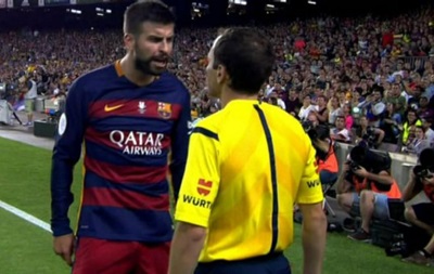 Защитник Барселоны дисквалифицирован на 4 игры за оскорбление судьи