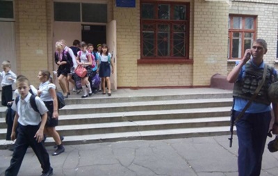 В Краматорске  заминировали  школу 